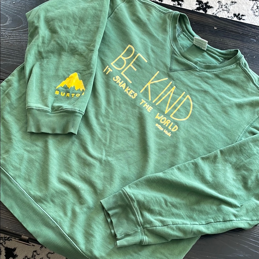 Burton Kids Green Sweatshirt